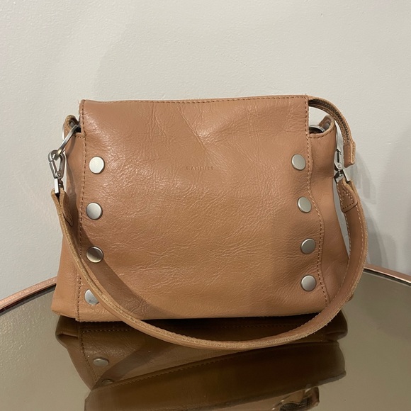 Hammitt Handbags - Hammitt Tan Leather Crossbody Shoulder Bag with Silver Hardware